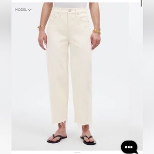 Madewell The Perfect Vintage Wide Leg Crop Jean